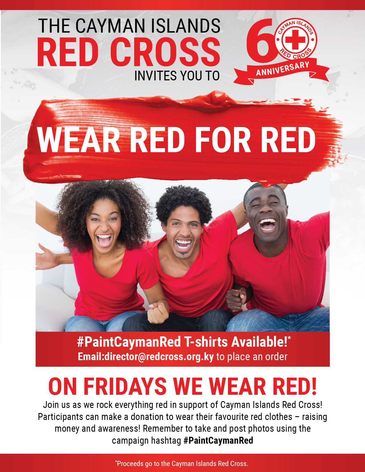 Wear red for #RED – Cayman Islands Red Cross