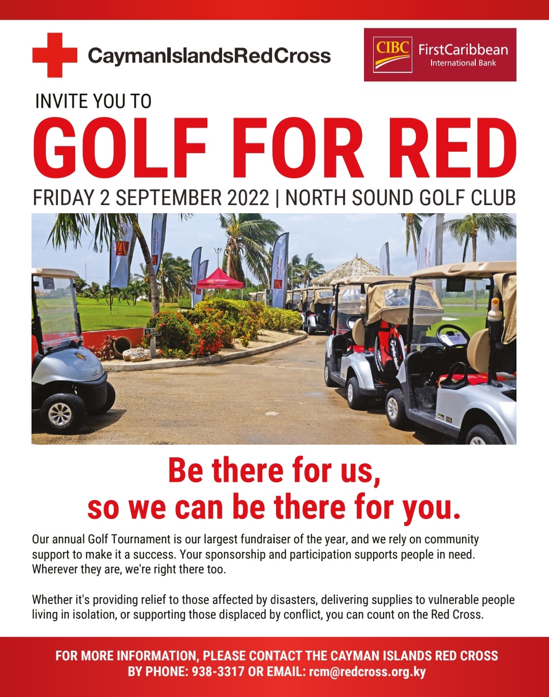 The Red Cross 24th Annual Golf Tournament is coming up! Cayman